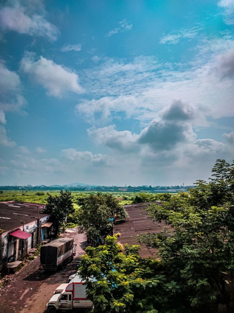 My office window scene