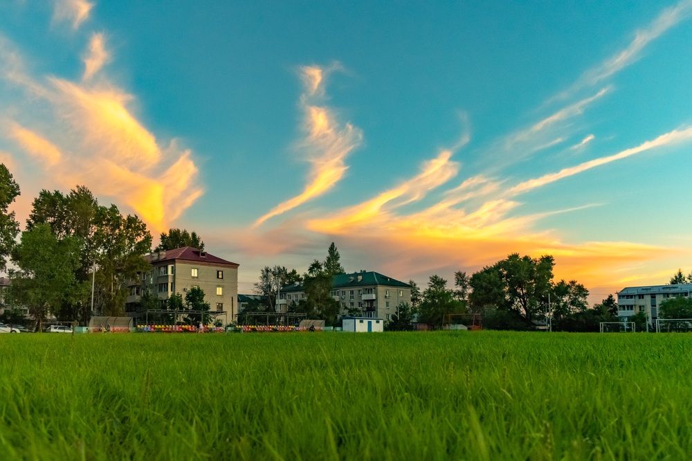 Облака на закате