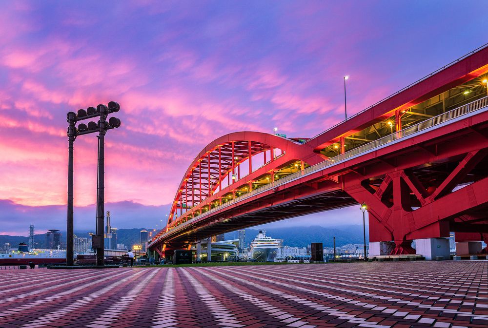 Sunset in Kobe