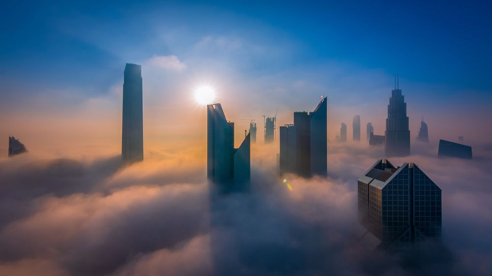 Clouds Above the Concrete Jungle...!!!