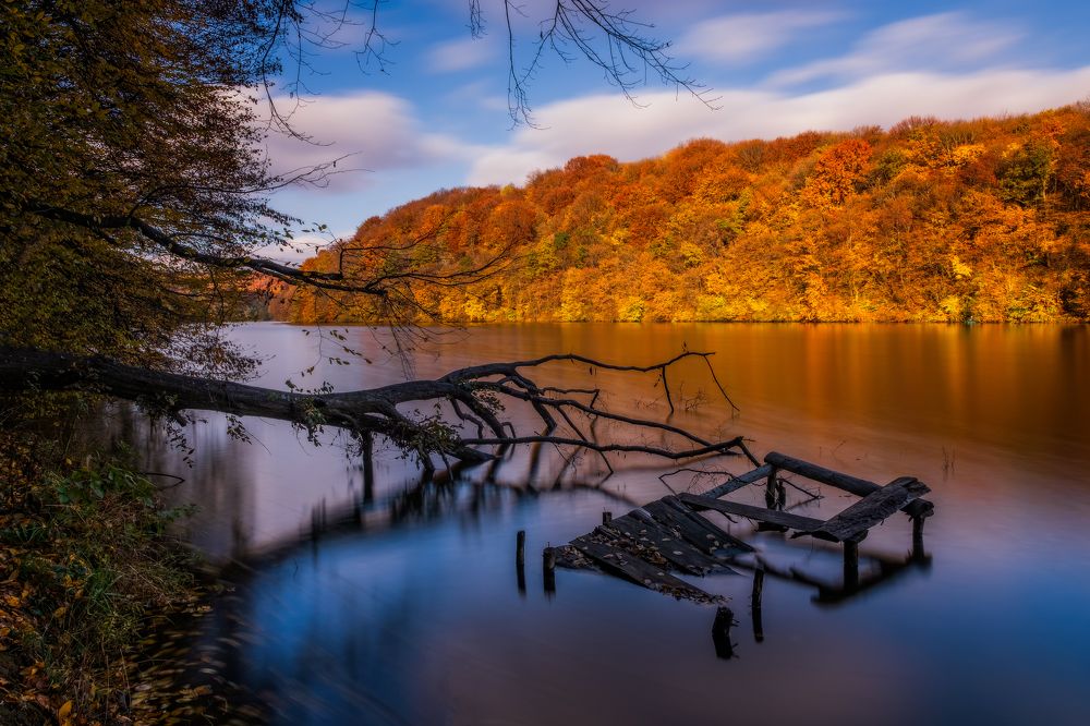 Река Барвинок в начале ноября