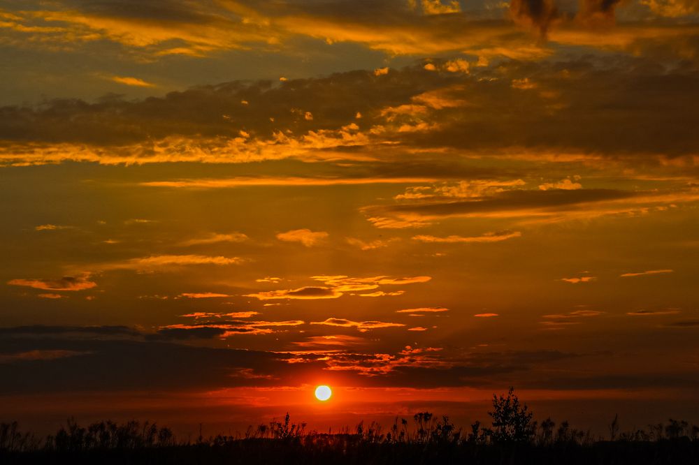 Закат в Нижегородской области