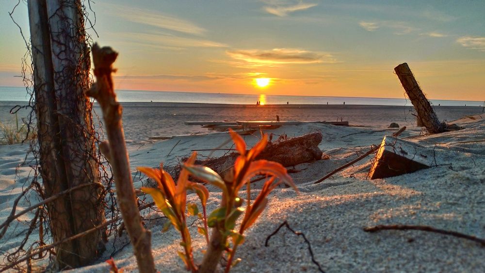 Балтика. Обычный закат.