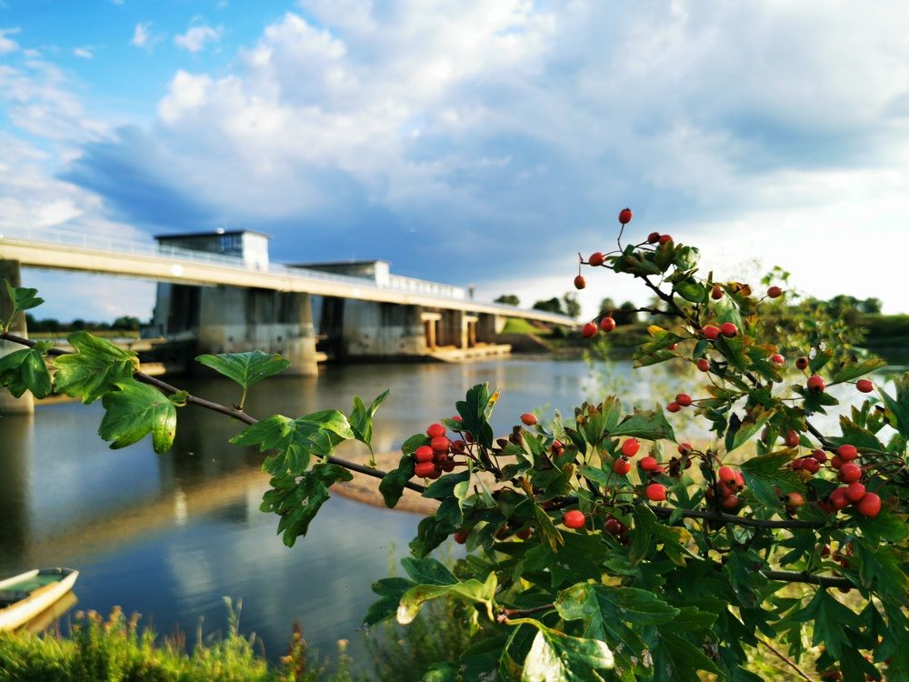 Плотина на реке Везер