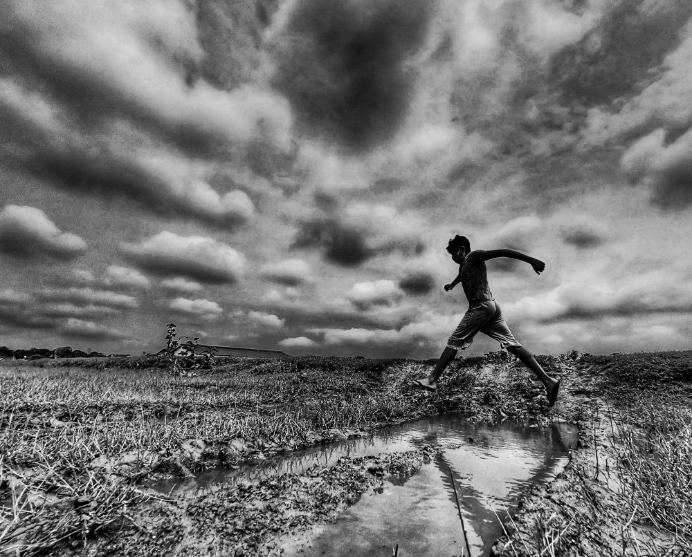 Cloudy piece full  weather.
