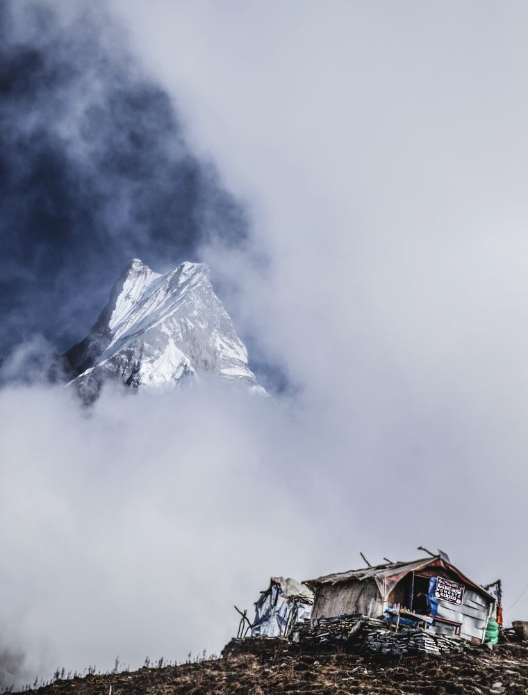 Cloudy Himalaya and Tea Shop