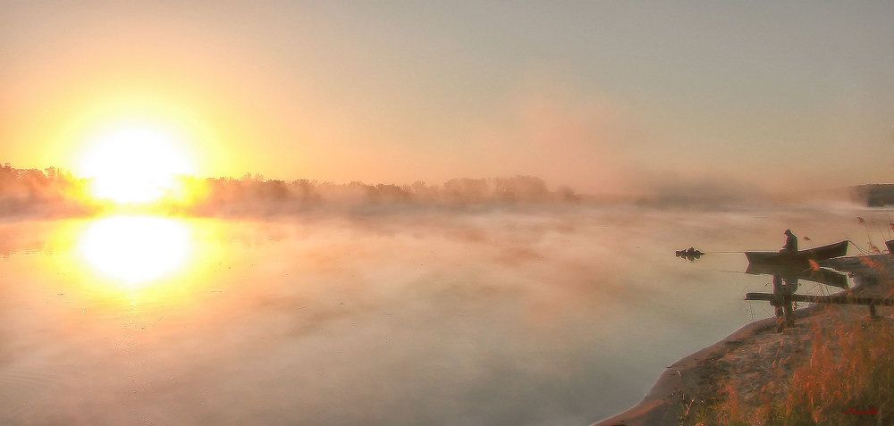 Утро рыбака