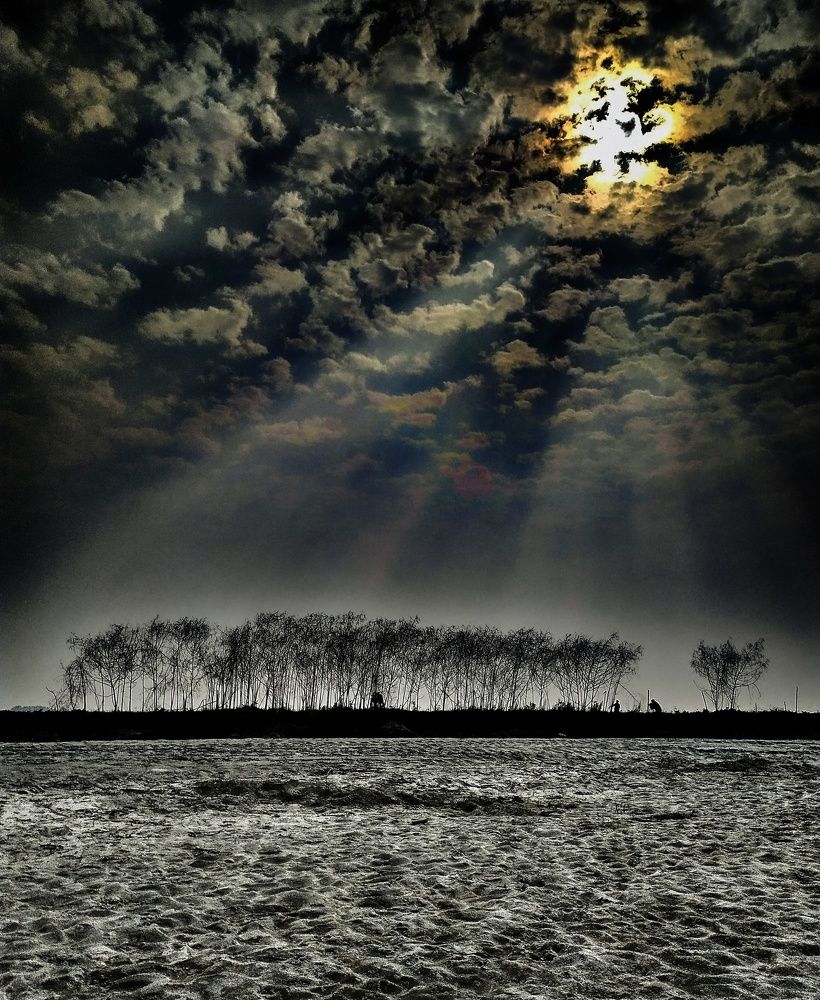 Witness of the dramatic moment