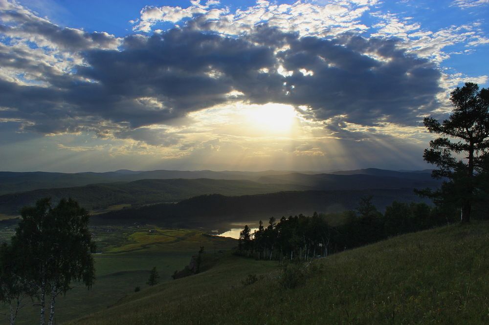 Солнце в тарелке... НЛО.