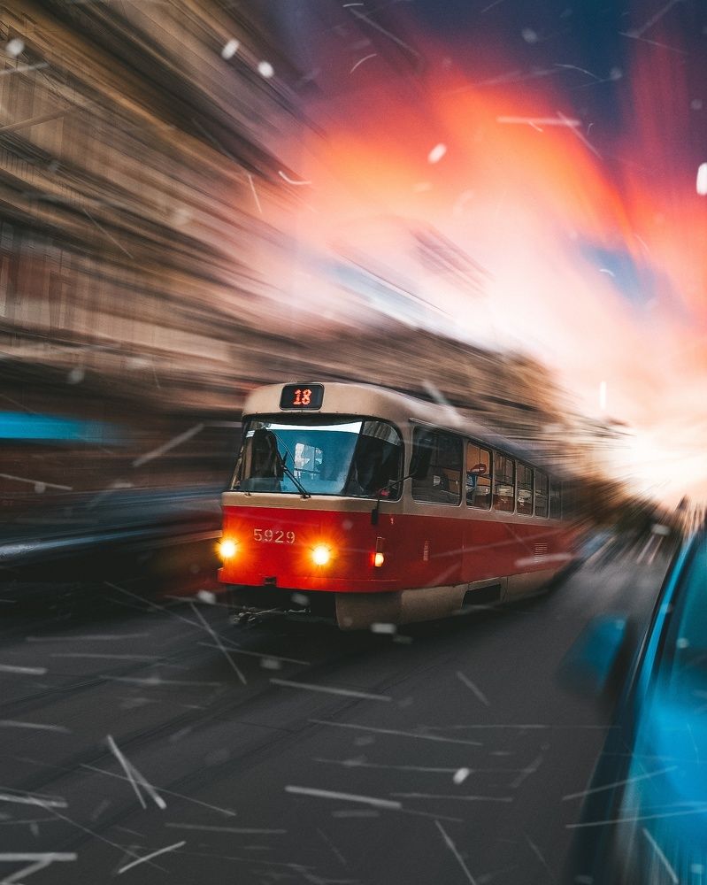 Tram of the future, Kiev, Ukraine