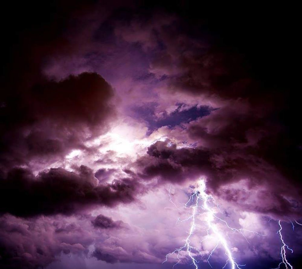 Epic clouds with Thunder & Lightning