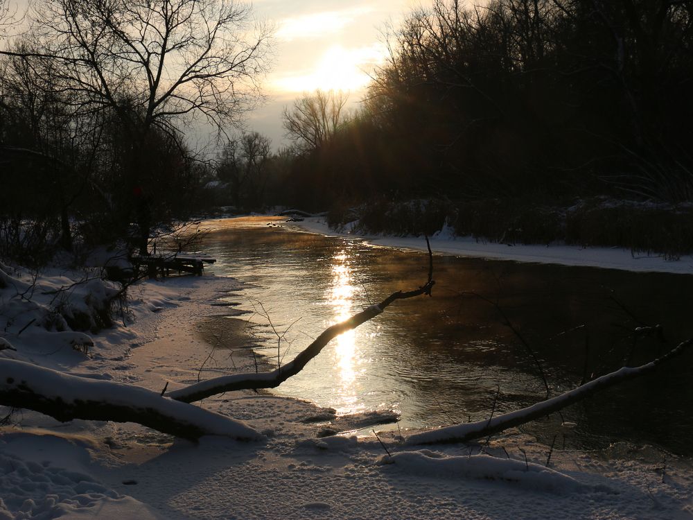 Река в ожидании весны