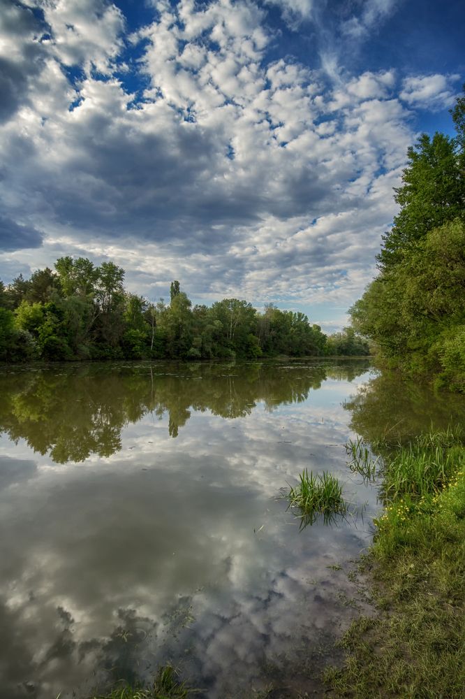 Clouds in the river