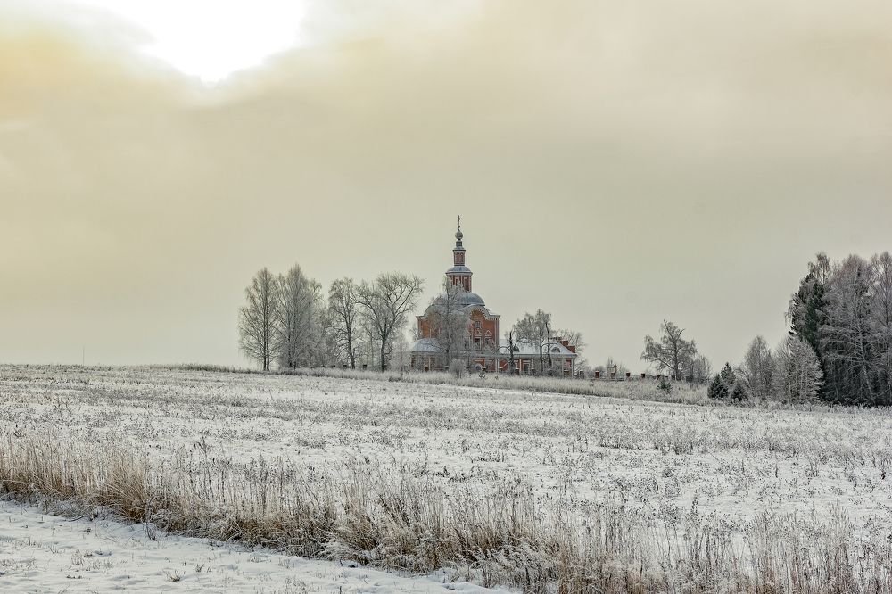 Храм иконы Одигитриевской Божией Матери в селе Шерья Пермского края