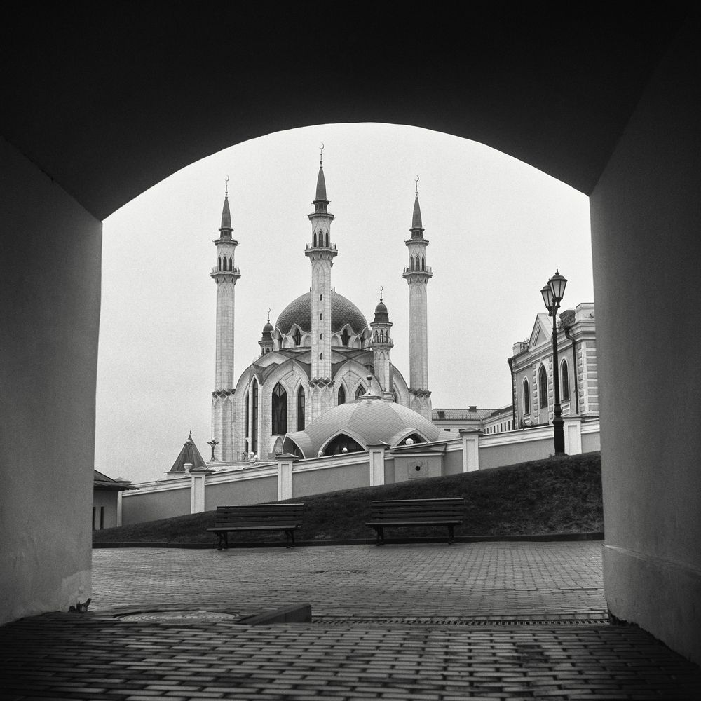 Kul-Sharif Mosque, view from the arch.