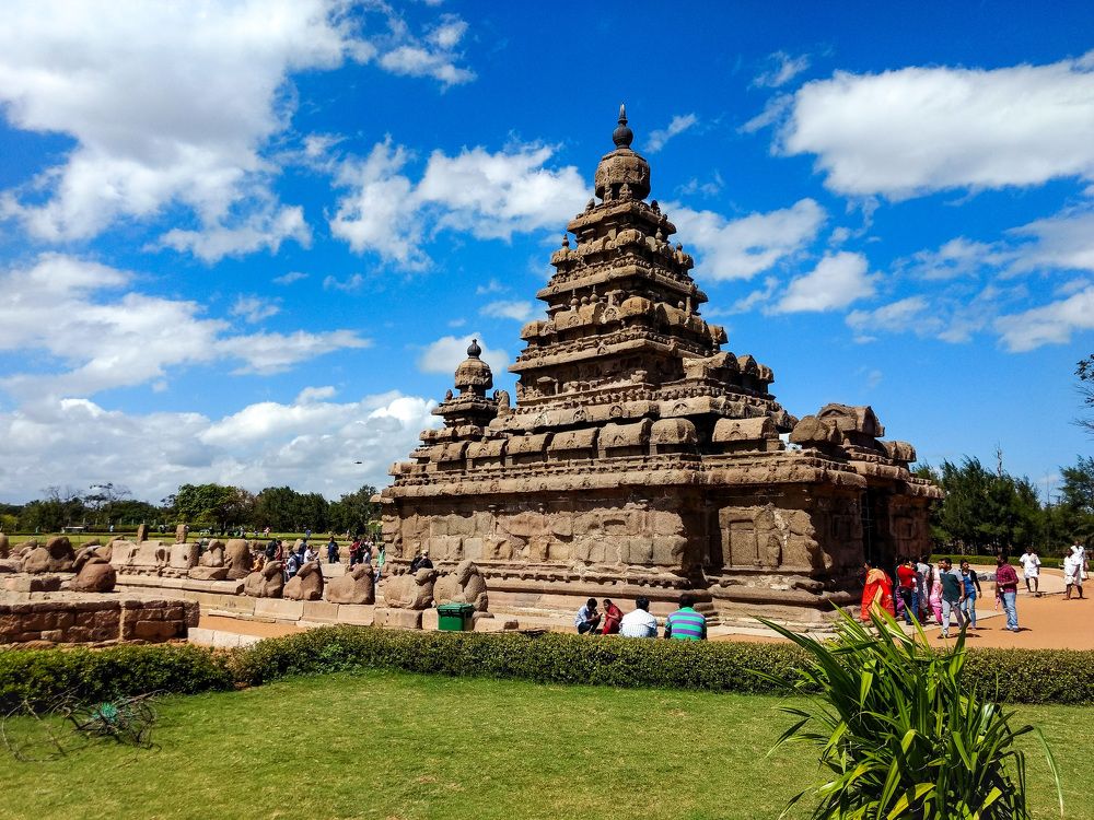 Shore temple, India