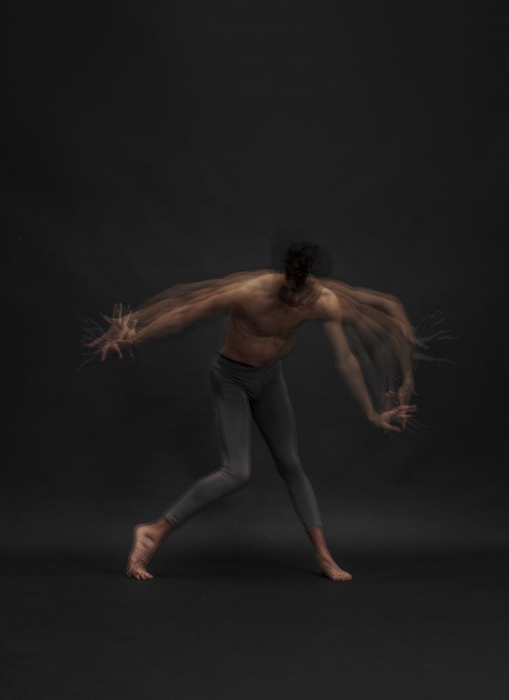 Jamie Cruttenden in motion.