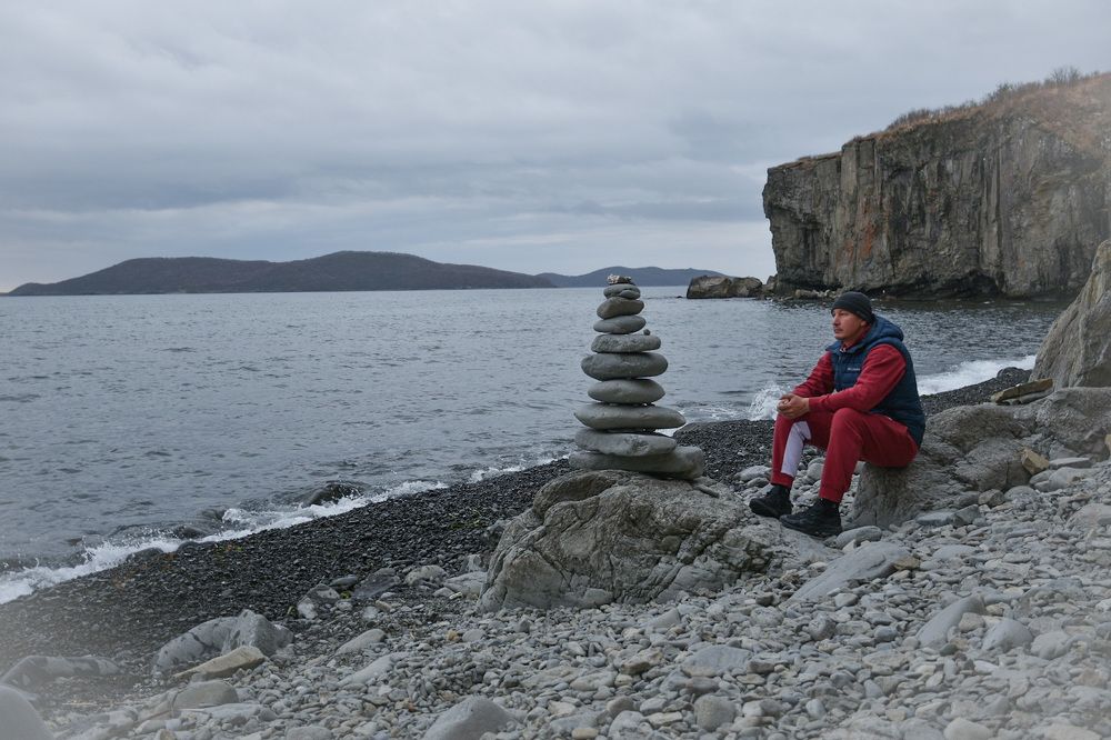 Утро на берегу Японского моря