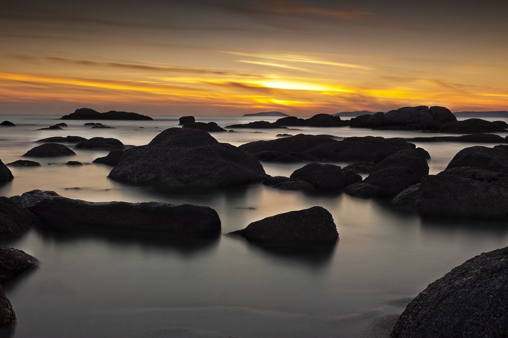 Sunrise in Lagos Beach