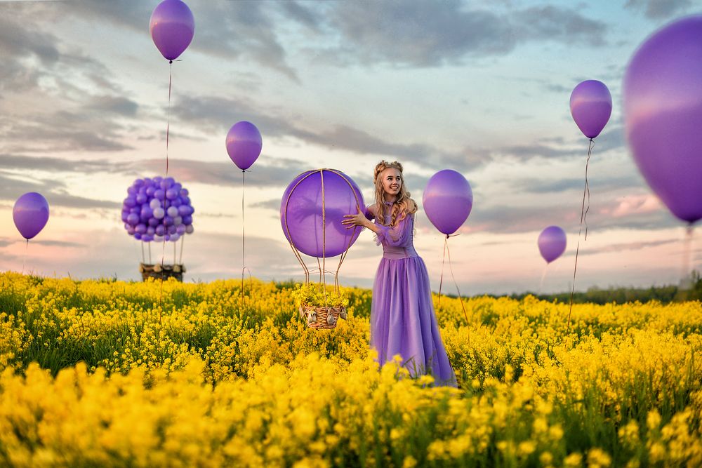 Фиолетовая мечта о полете