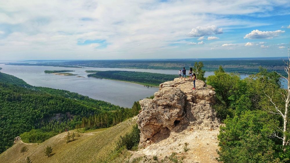 Волга. Гора Стрельная.
