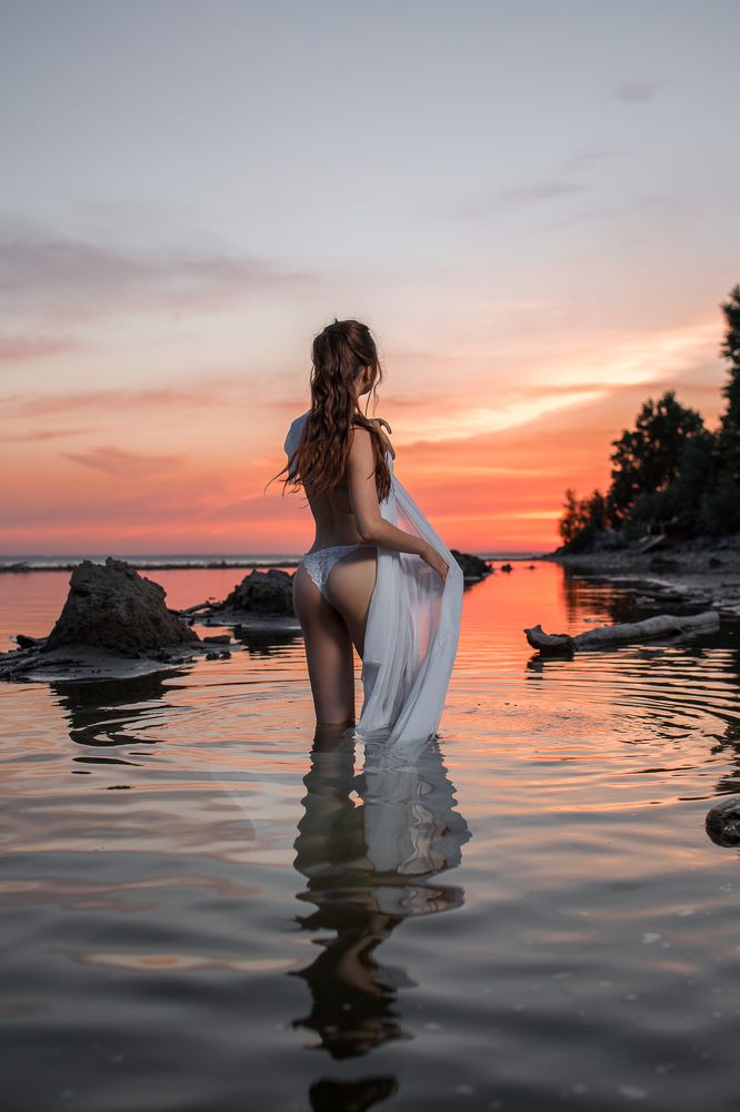 Малиновый закат