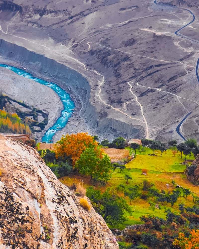 Landscape hunza valley