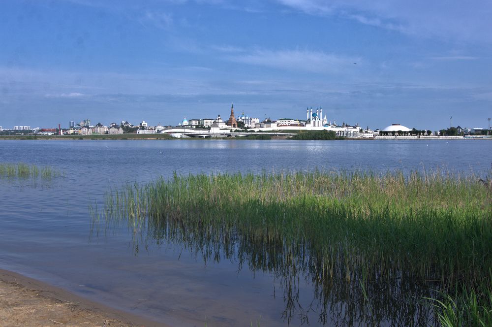 Река Казанка в  Казани.