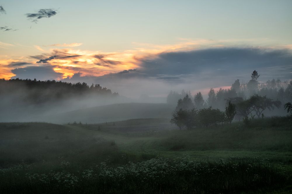 Quiet evening after rain