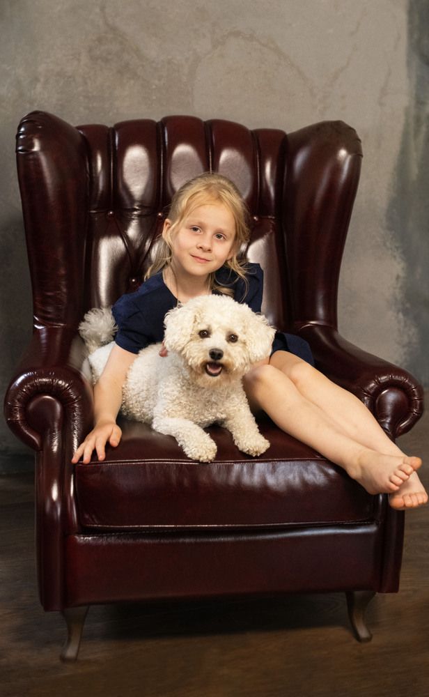 Little Maria Elisa and Pupette