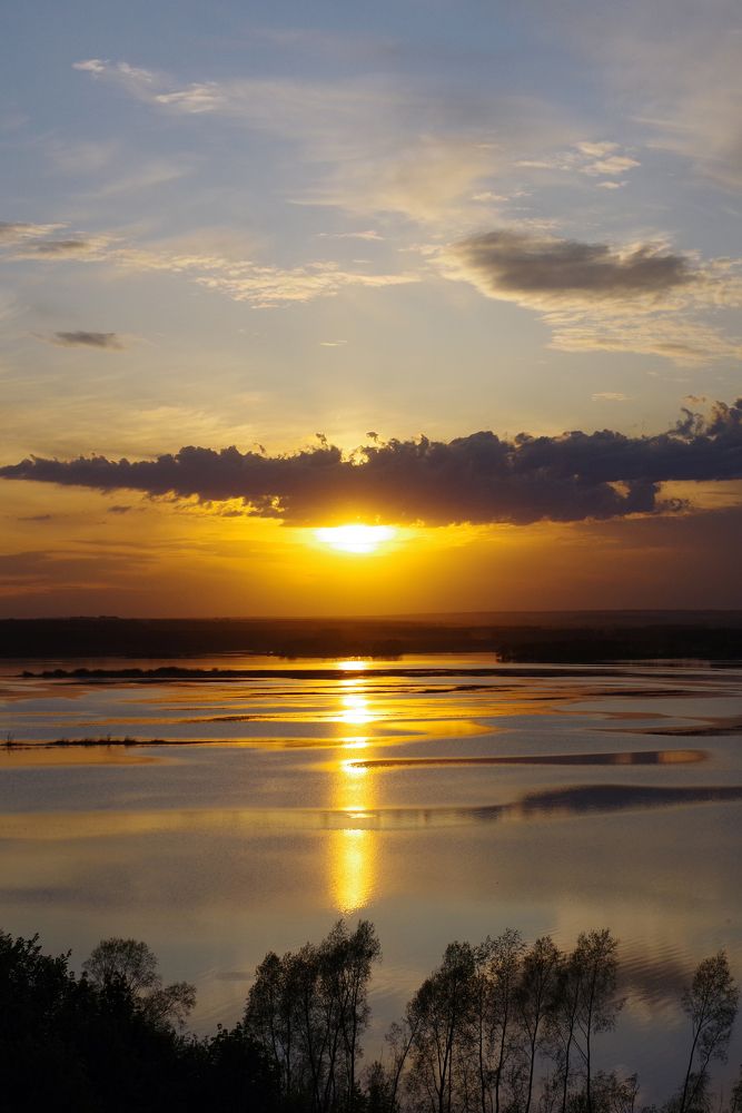 Закат на Свияге