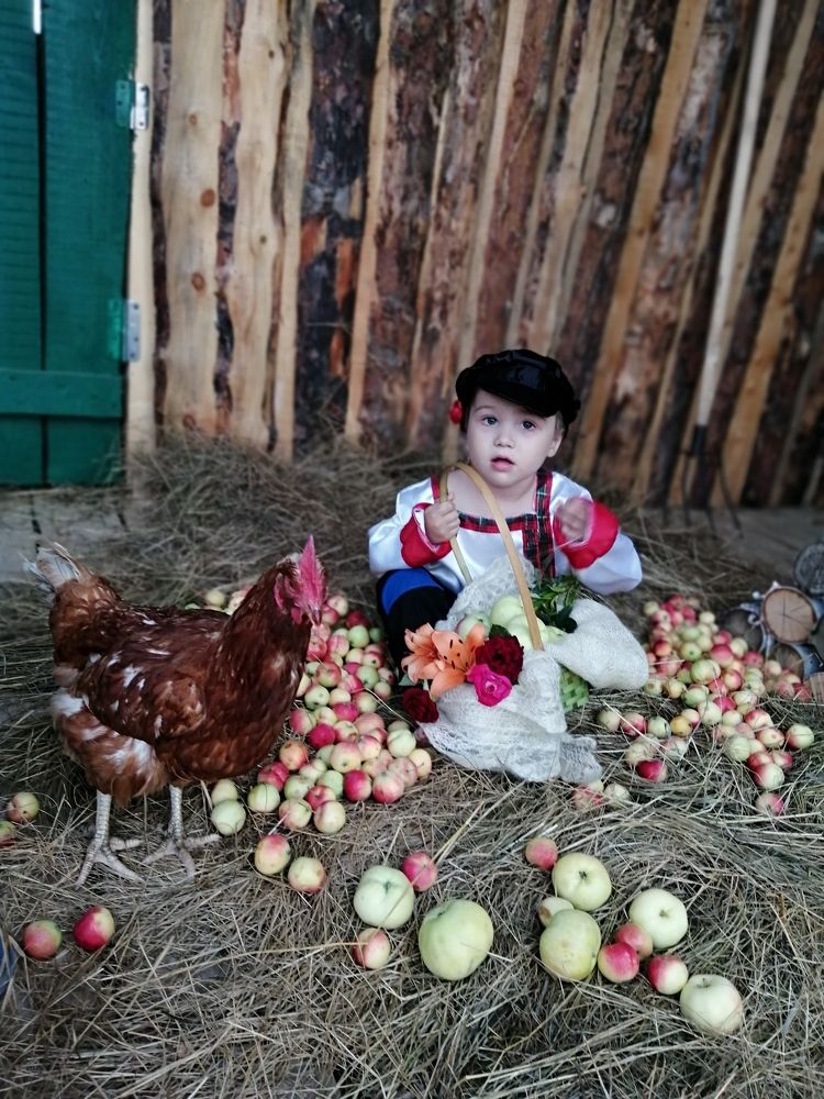 Денис в яблоках