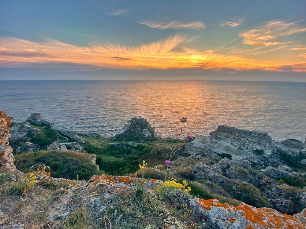 Закат в урочище Джангуль