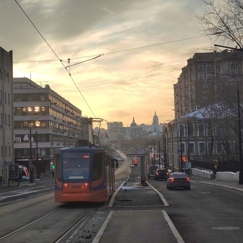 Закат в Москве