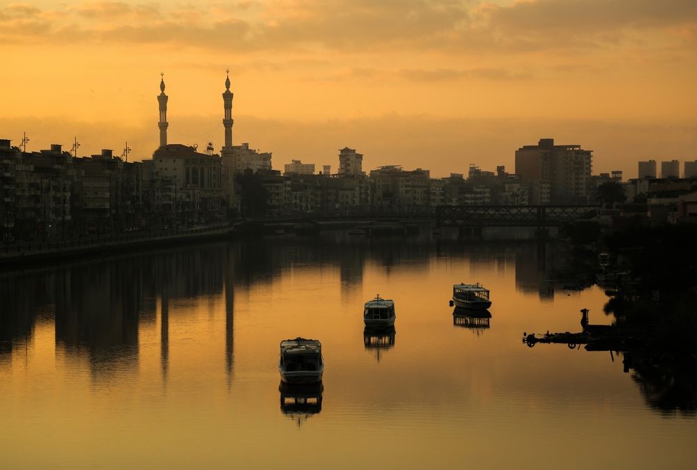 Nile River at sunrise