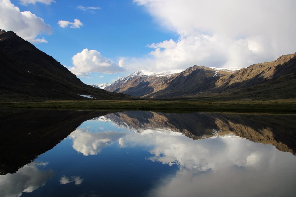 Зеркальное отражение. Озеро Тоолайты.