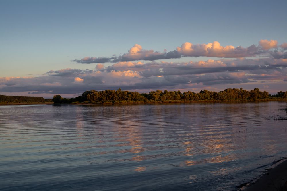 Ока на закате