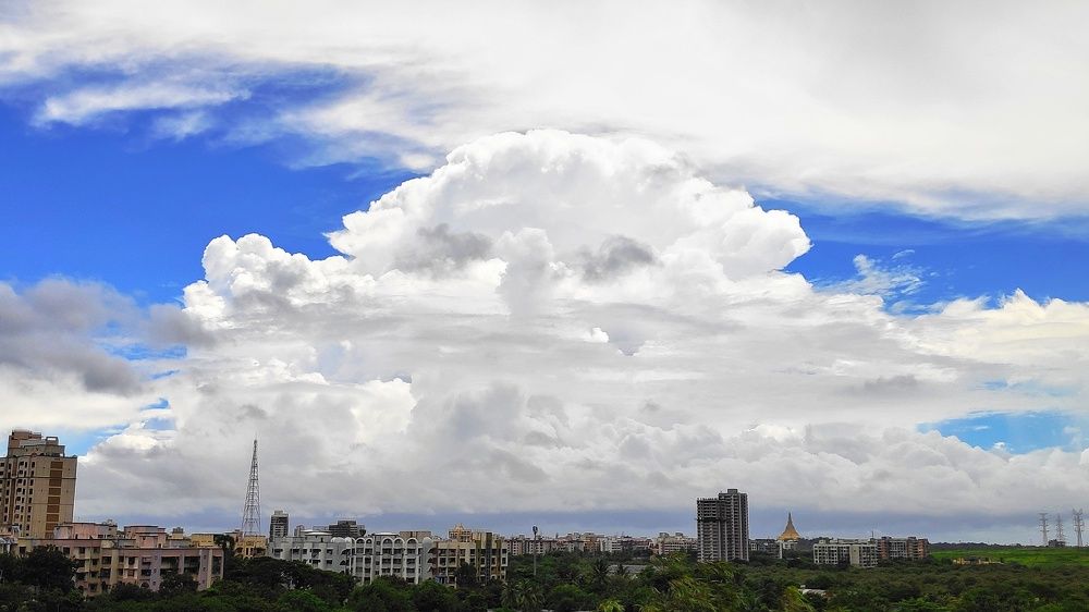Clouds with Pagoda