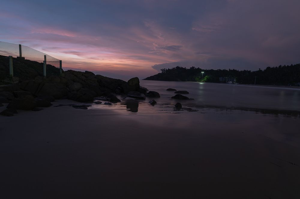Sunset at Kovalam.