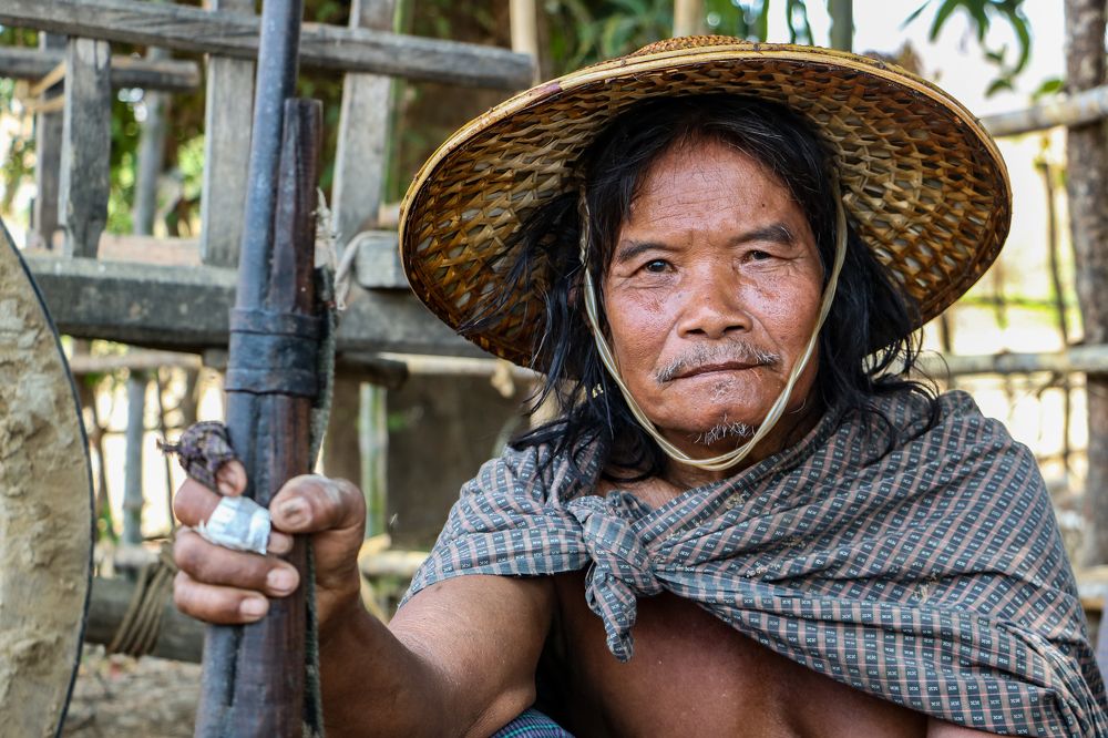 Jungle man with tumi