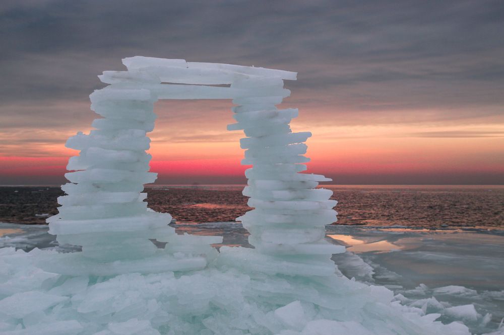 Logs uz Baltijas jūru.