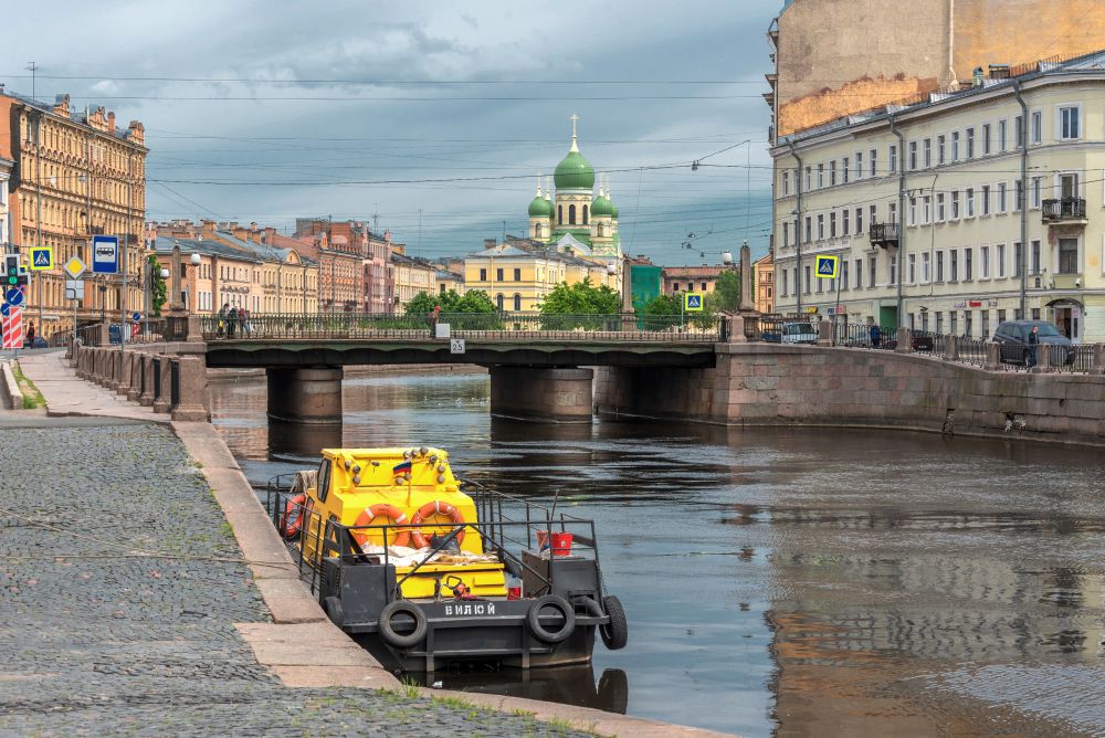 Весенний  акварельный Петербург