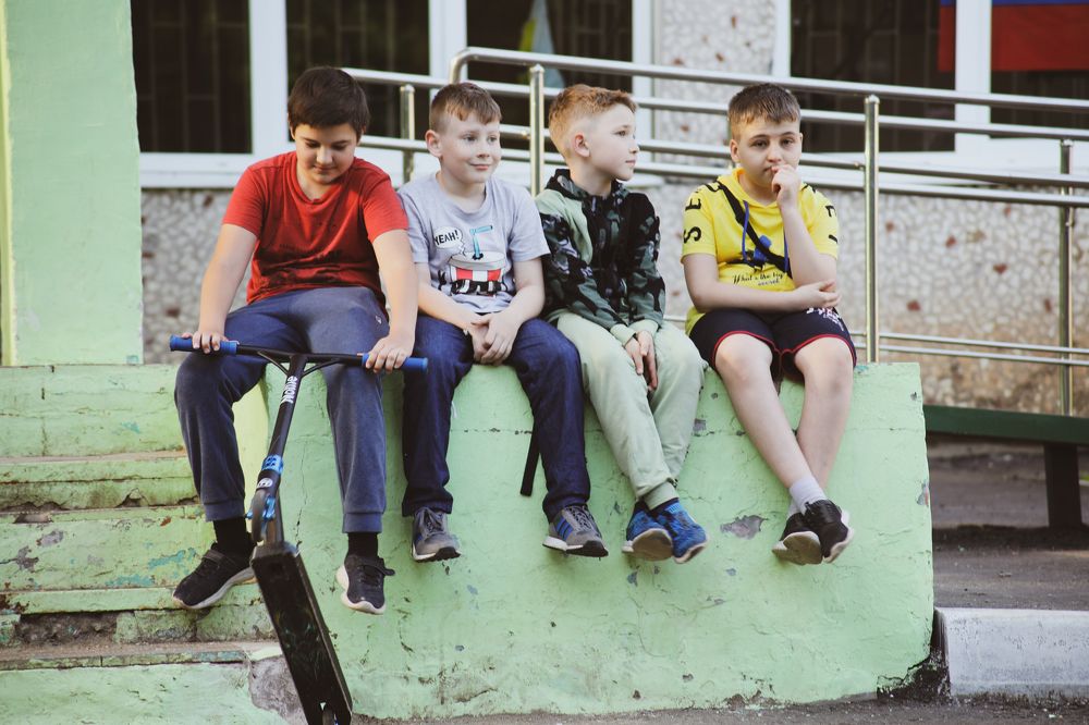 Подростки на каникулах