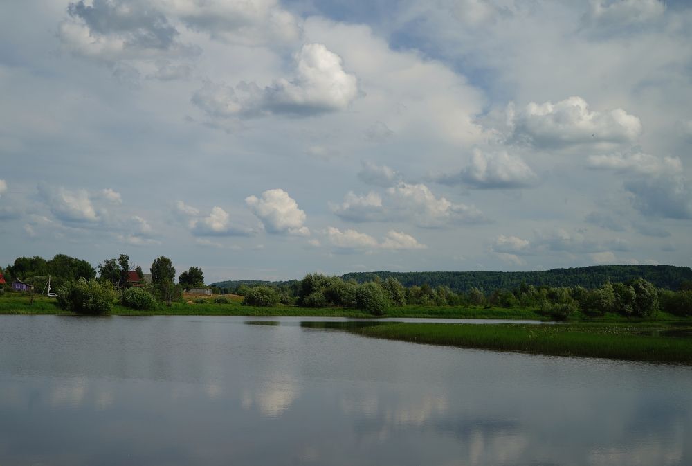 Измаил Ефимов. Россия, г.Йошкар-Ола. Большая Кокшага при впадении на р.Волгу. 2021