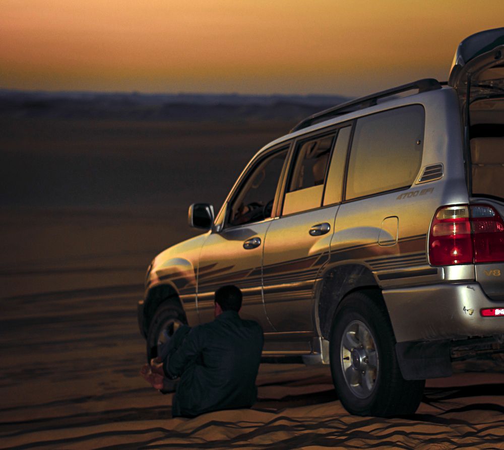 Sunset Safari in the greatest sand sea , Siwa