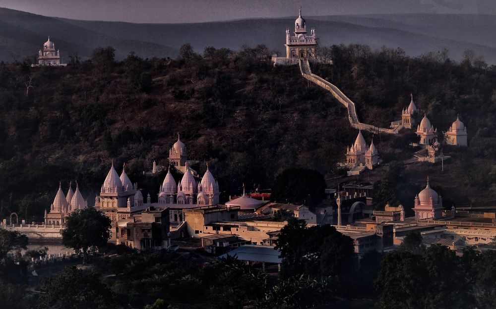 Panoramic Scenic beauty of Temples