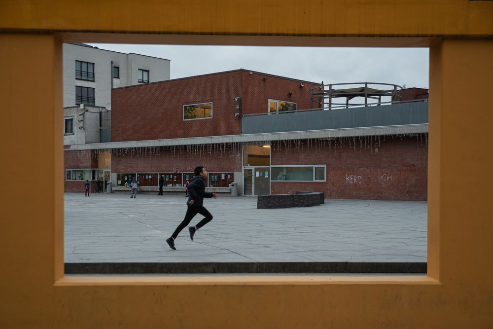 Running in the city of Brussels
