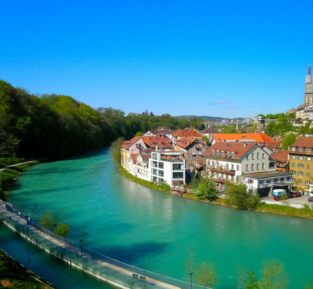 Река Аарэ, Берн, Швейцария