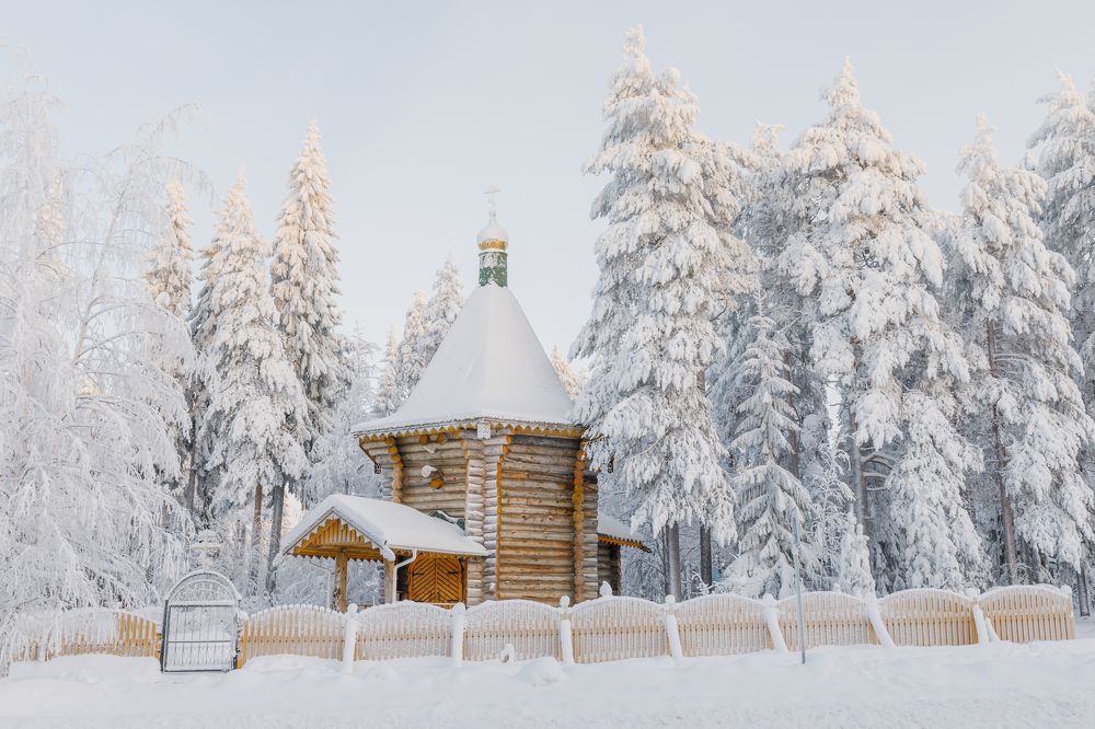 Заснеженная часовня