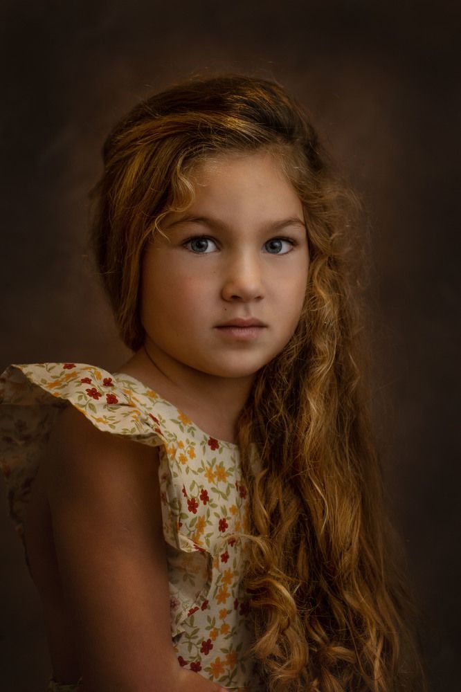 La niña y su mirada